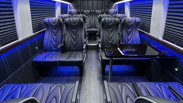 las vegas 20 passenger sprinter van interior