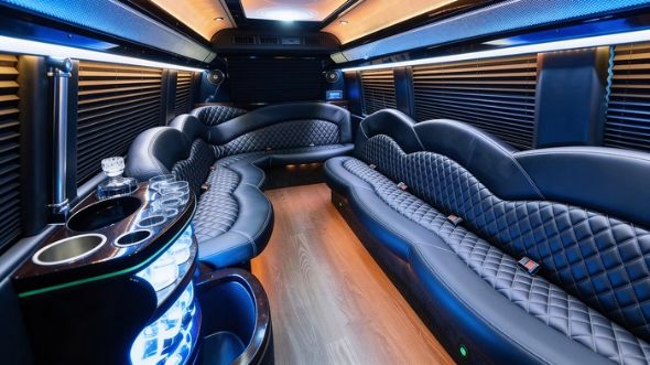 las vegas sprinter limousine interior