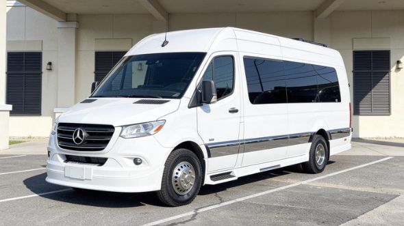 las vegas wedding sprinter van rental