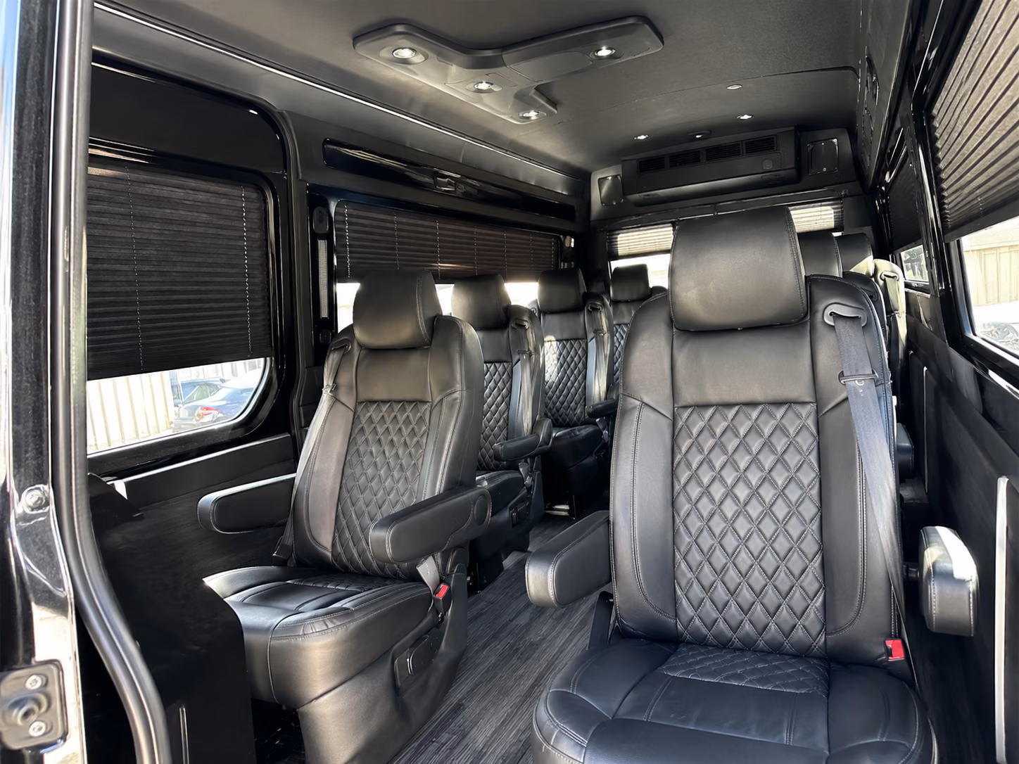 las vegas 10 passenger sprinter van inside
