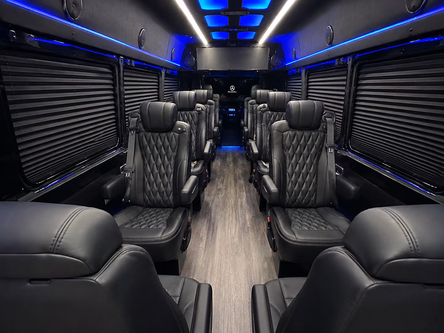 las vegas 15 passenger sprinter van inside