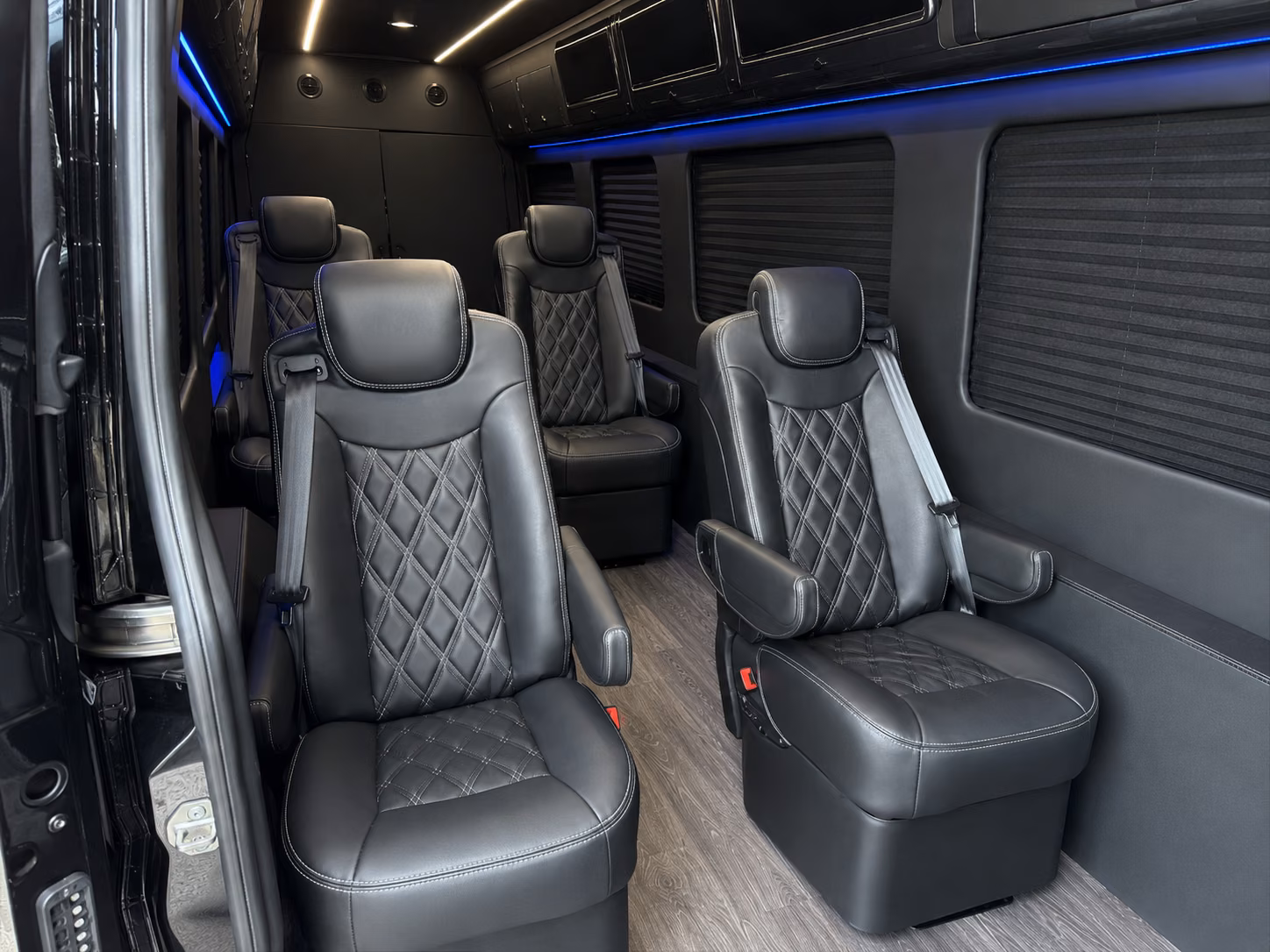 las vegas 18 passenger sprinter van inside